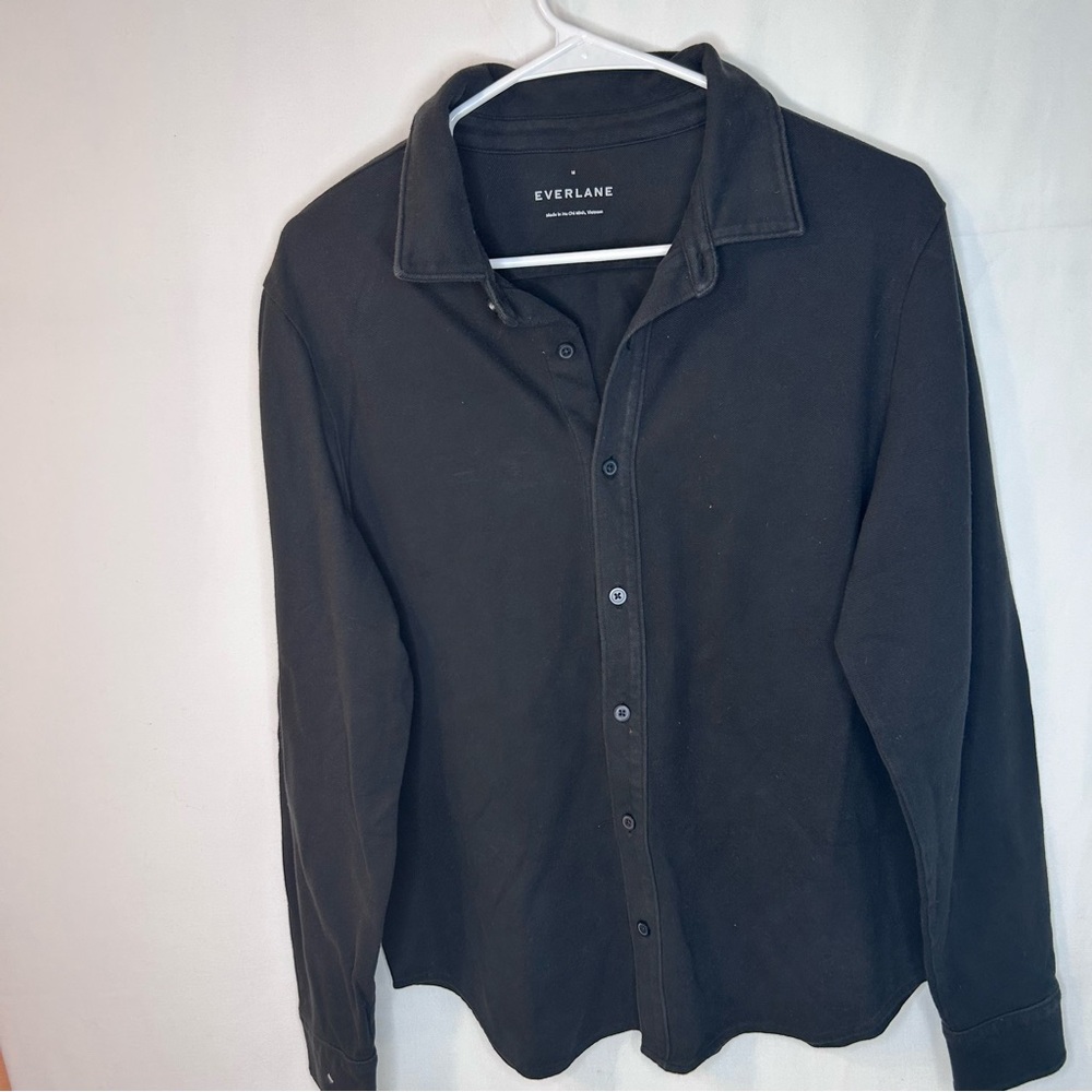 Everlane Black Men’s Casual Button-Down Shirt